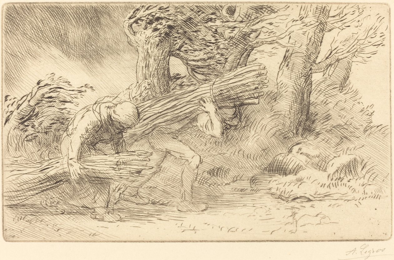 Zweigsammler Les fagottiers von Alphonse Legros