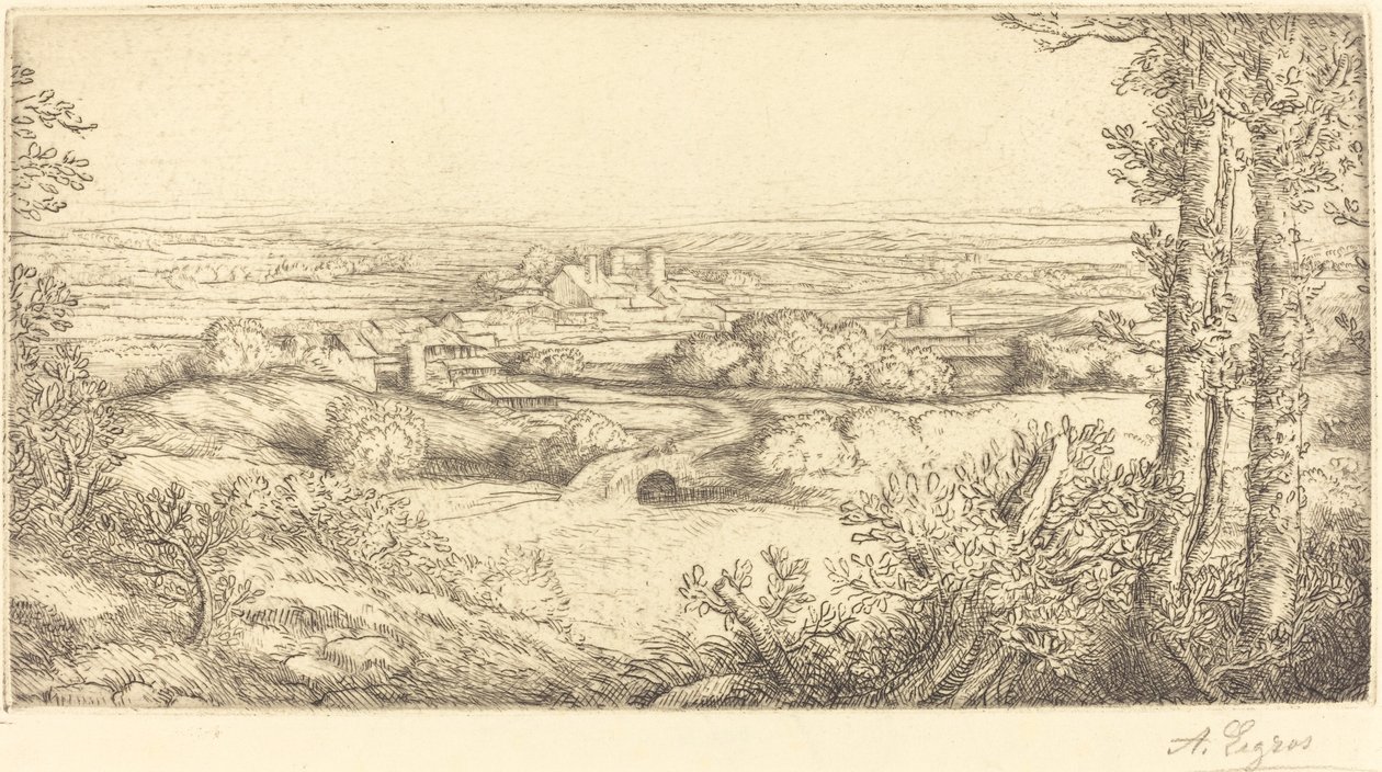 Tal in Burgund von Alphonse Legros
