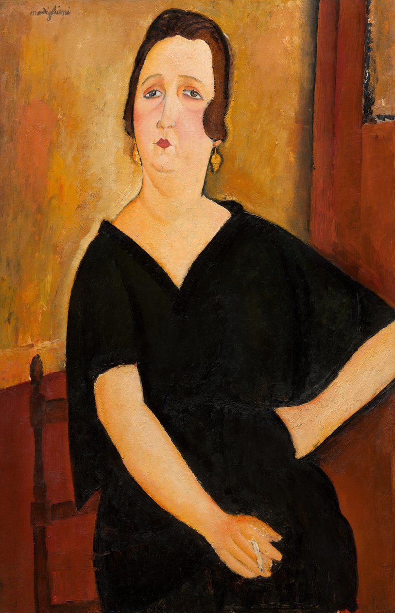 Madame Amédée Frau mit Zigarette, 1918 von Amedeo Modigliani