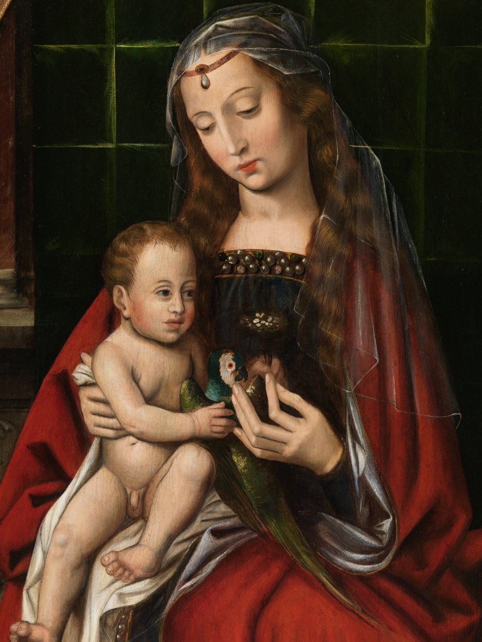 (Detail) Madonna von Ambrosius Benson