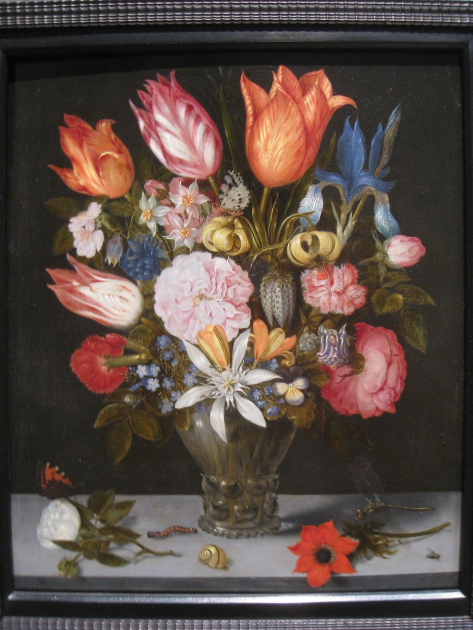 Blumen in einem Glas von Ambrosius Bosschaert
