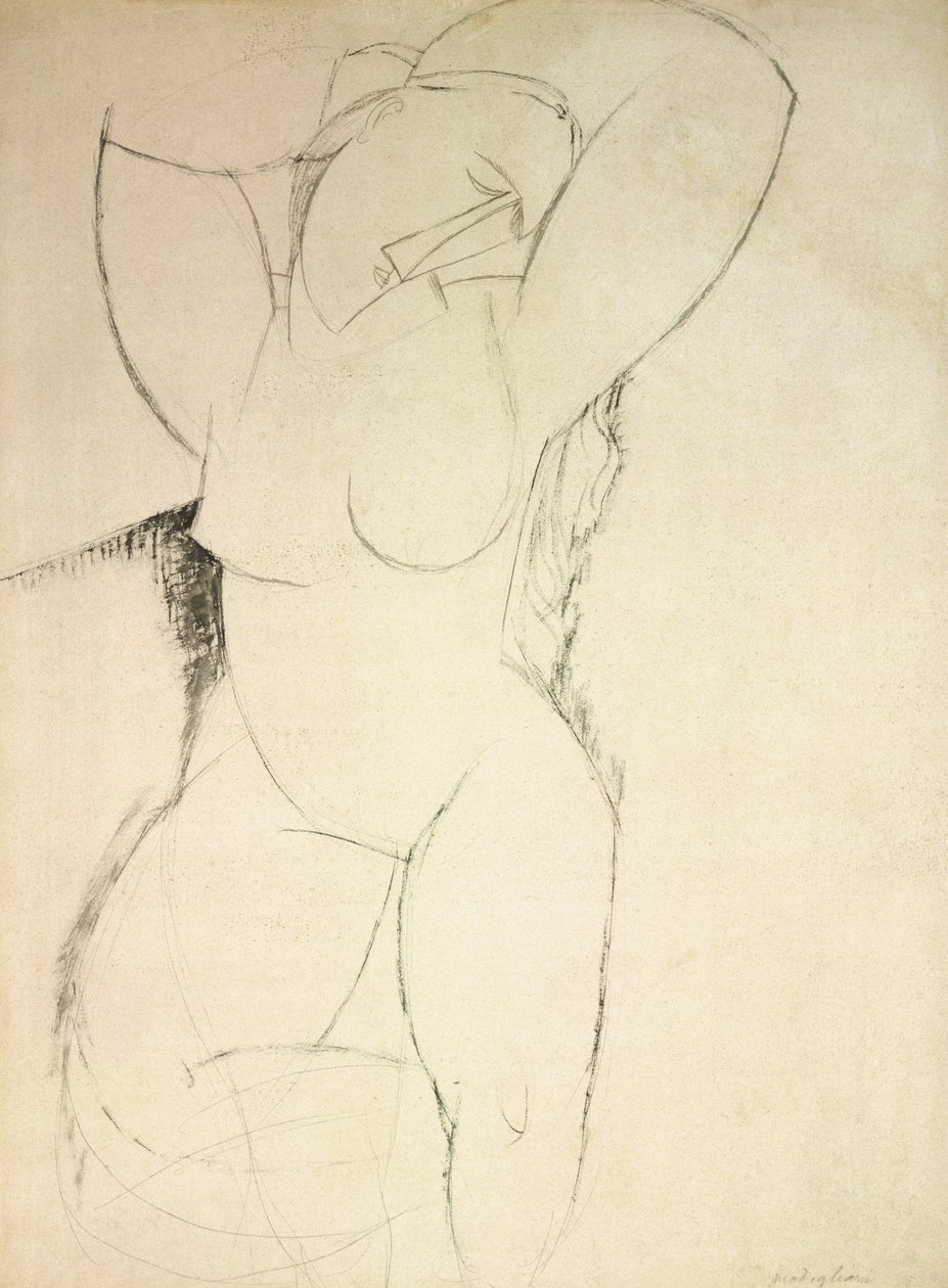 Karyatide, ca. 1913-14 von Amedeo Modigliani