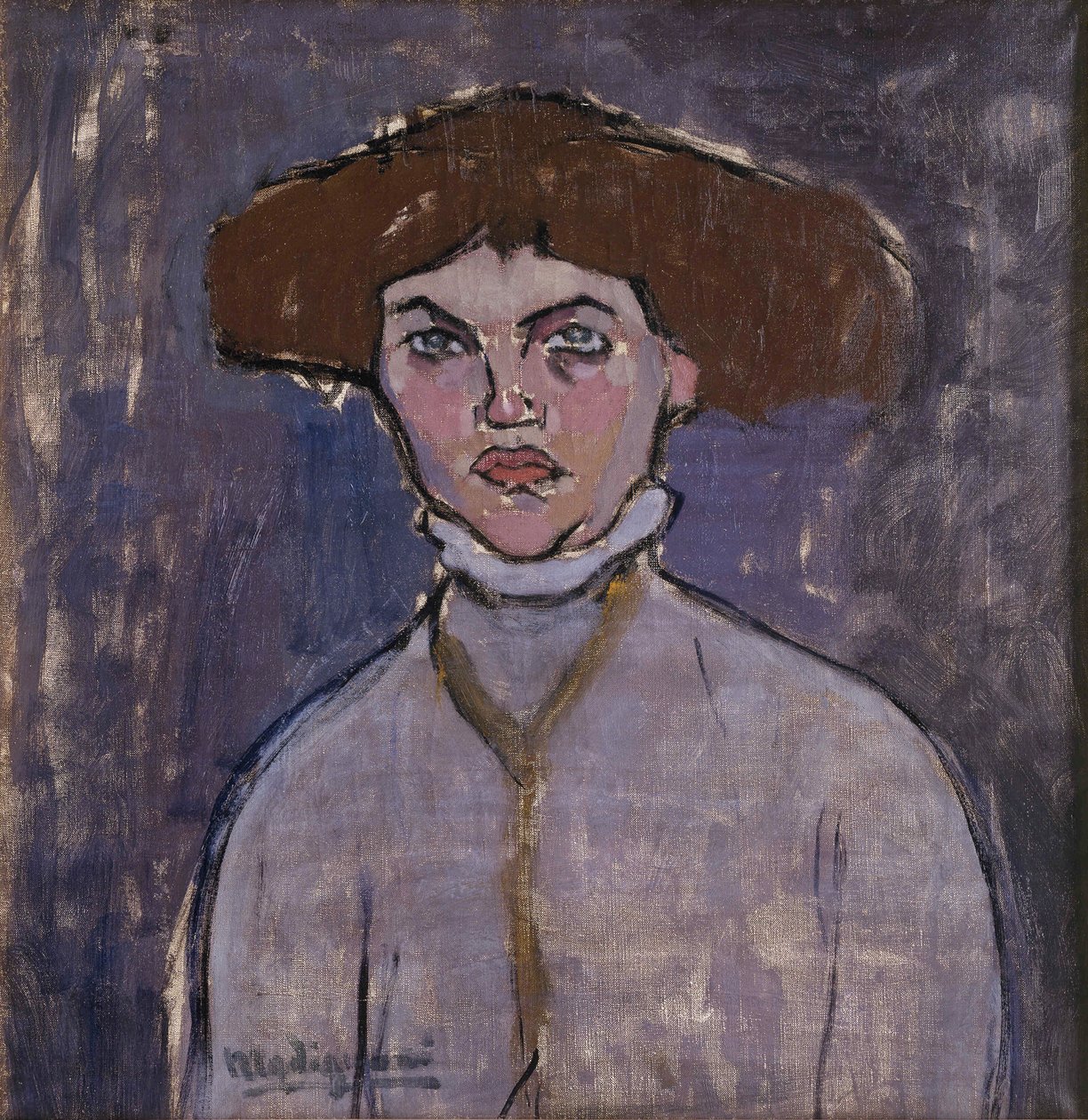 Büste einer jungen Frau, 1908 von Amedeo Modigliani