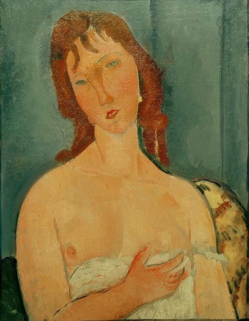 Porträt einer jungen Frau von Amedeo Modigliani