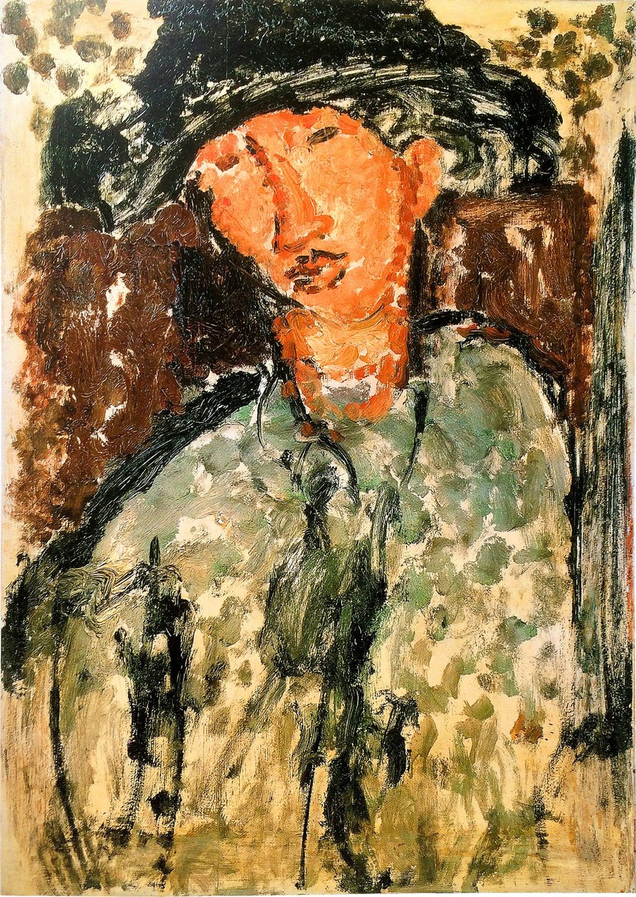 Porträt von Chaïm Soutine 1893-1943 von Amedeo Modigliani