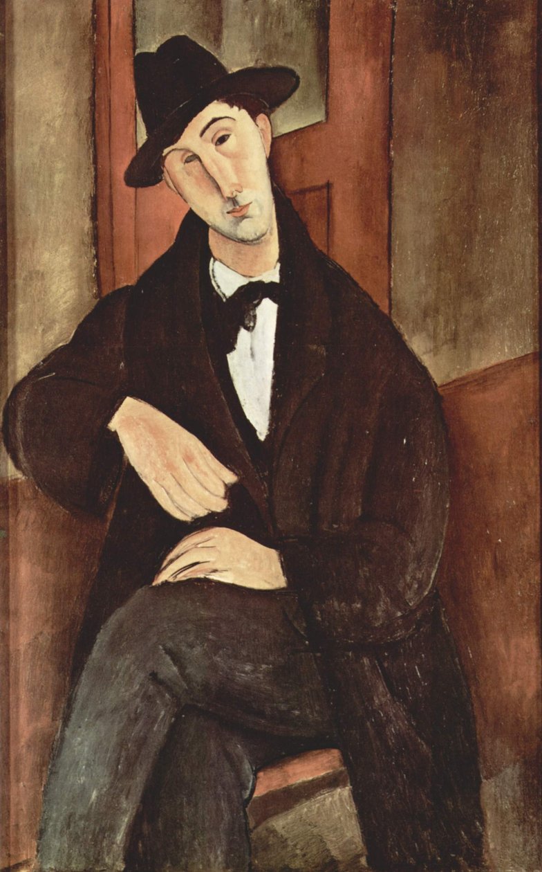 Porträt von Mario Varfogli von Amedeo Modigliani