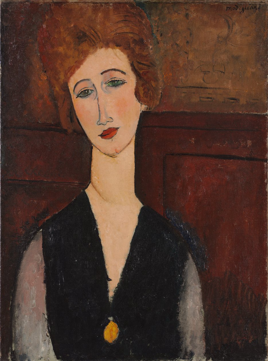 Porträt einer Frau von Amedeo Modigliani