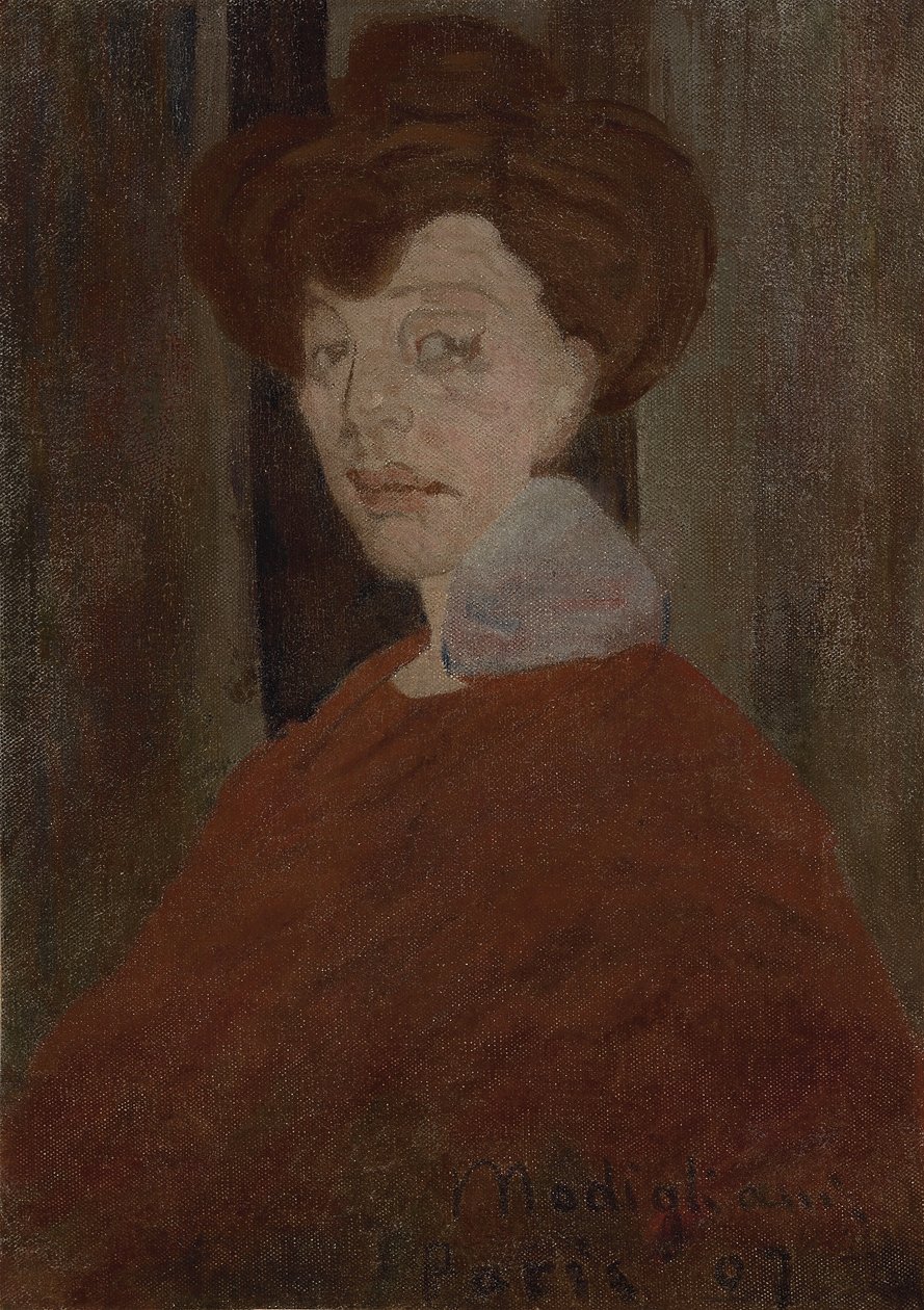 Porträt einer Frau, 1907 von Amedeo Modigliani