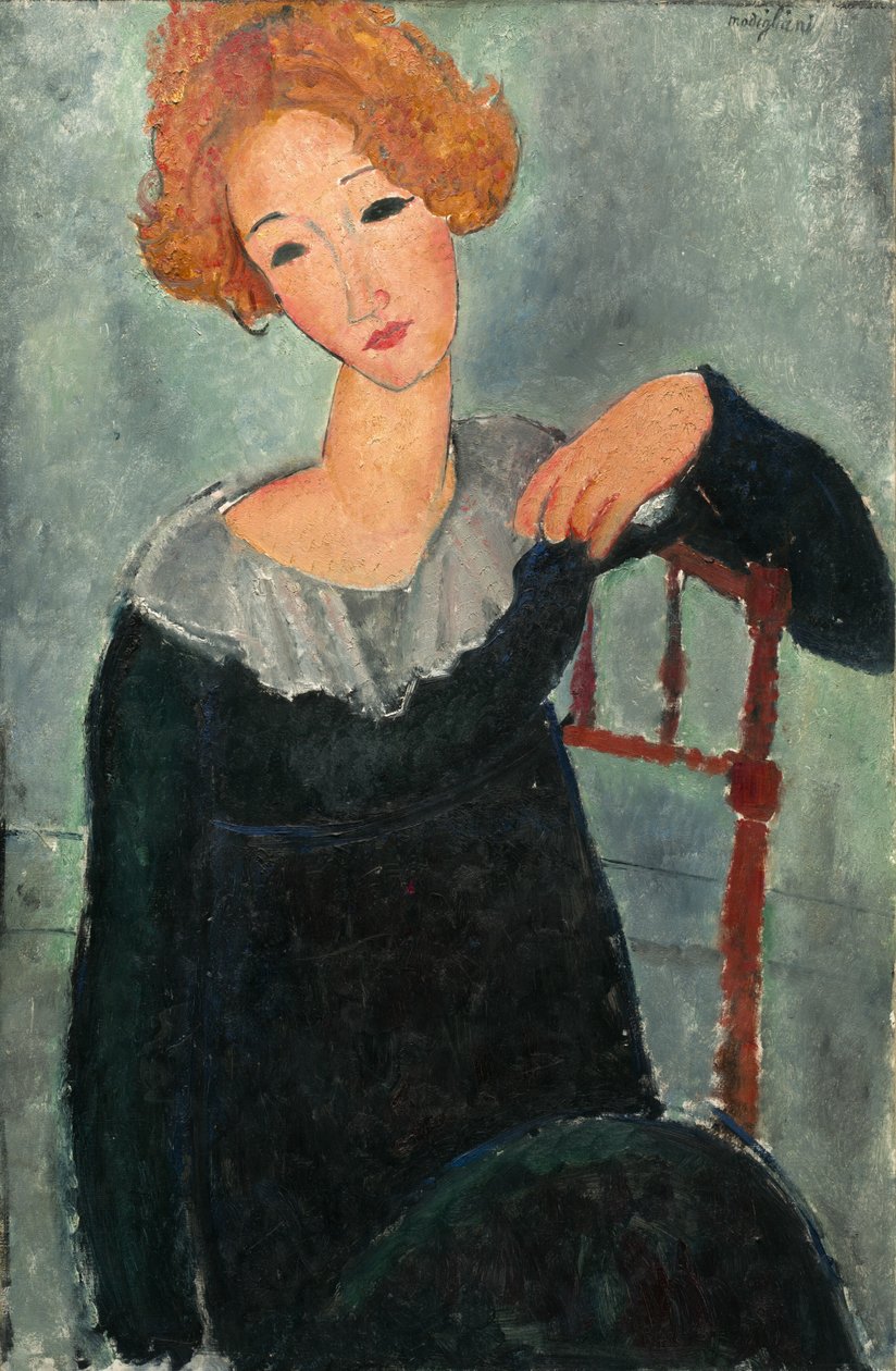 Frau mit roten Haaren von Amedeo Modigliani