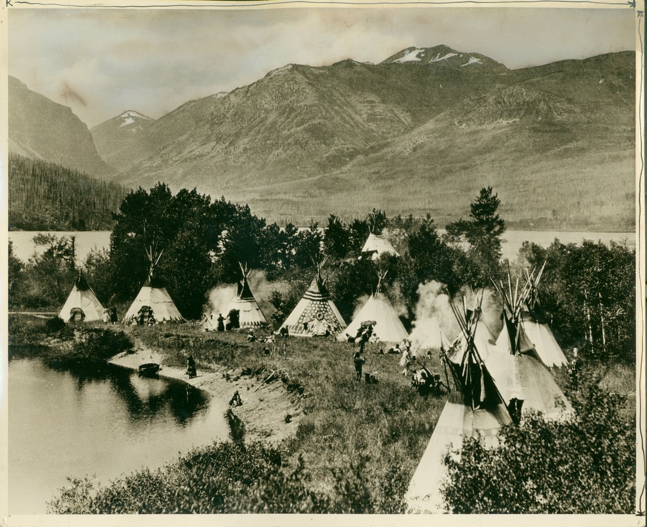 Ein indianisches Lager von American Photographer