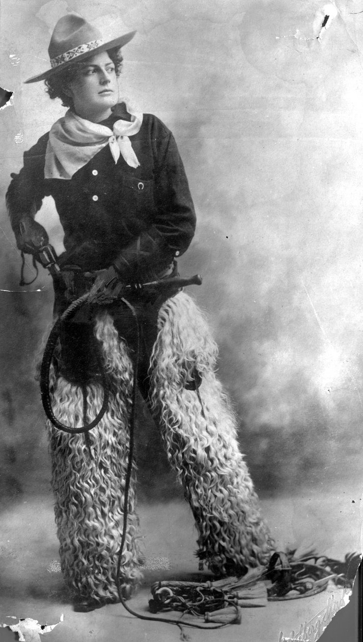 Adele Voughle, Cowgirl, ca. 1880-1900 von American Photographer