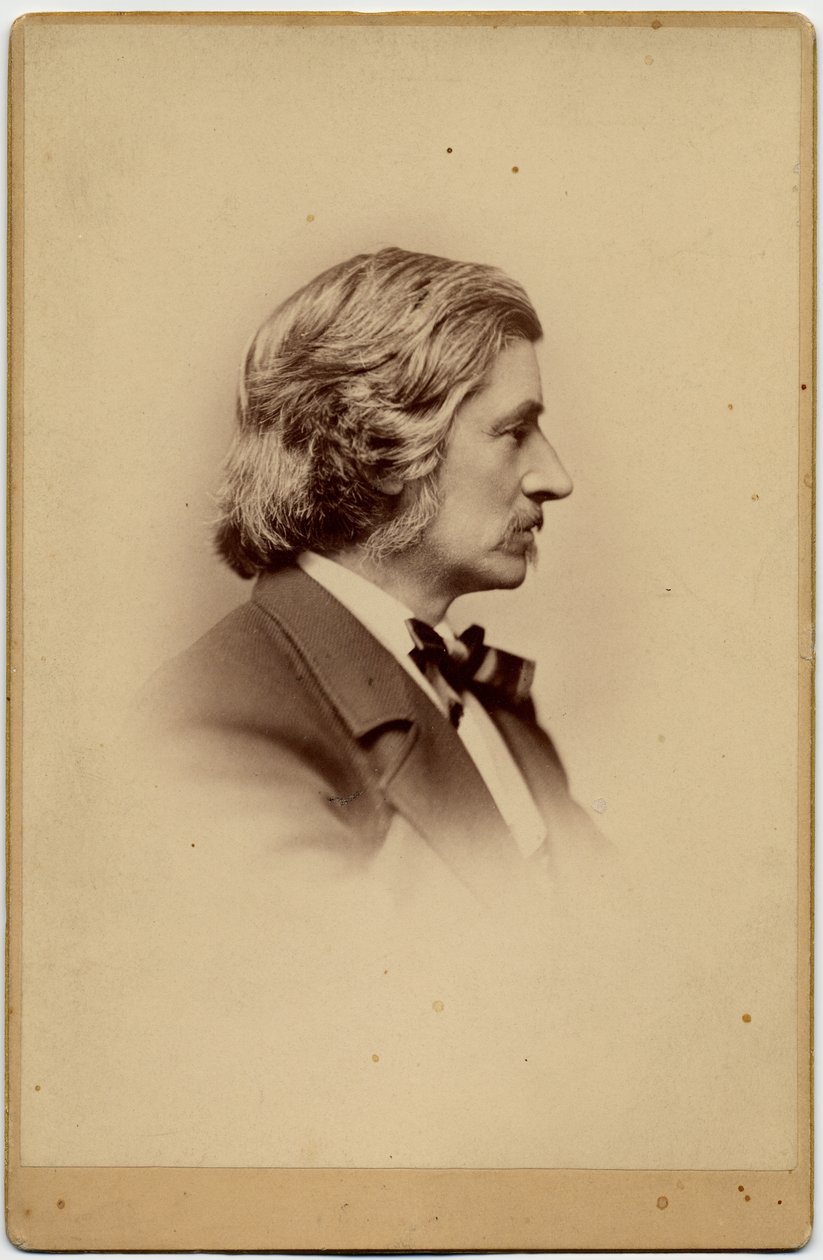 Franklin Benjamin Sanborn (1831-1917), amerikanischer Sozialreformer, Journalist, Sozialwissenschaftler; Foto von H G Smith, Boston von American Photographer