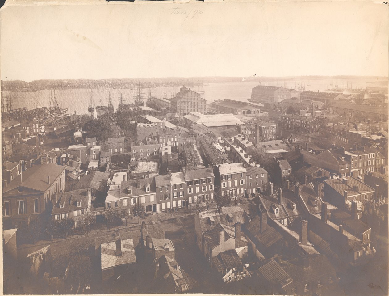 Panorama von Philadelphia, Ost-Südost-Ansicht, Januar 1870 von American Photographer