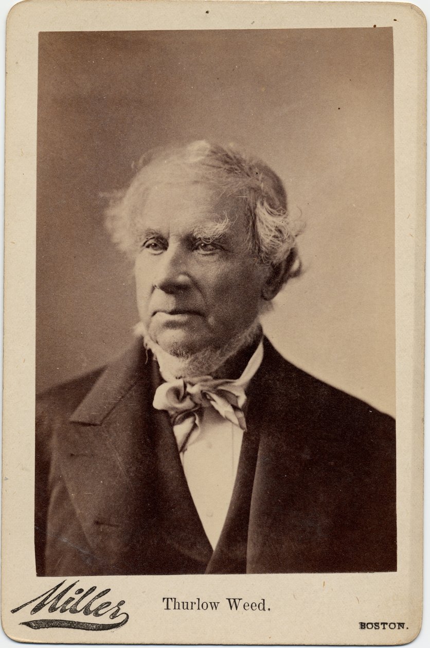 Thurlow Weed (1797-1882), amerikanischer Politiker und Journalist; Foto von George Miller, Boston von American Photographer