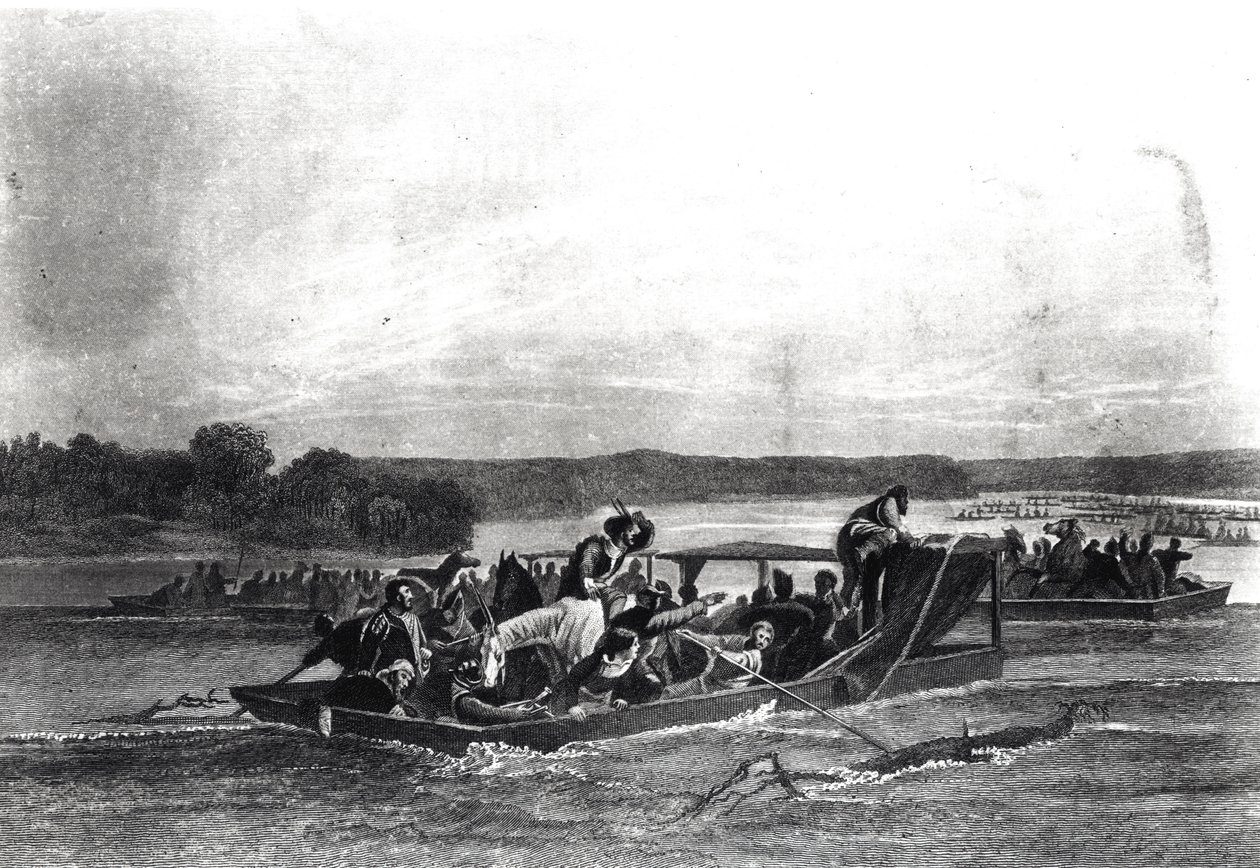 Die Entdeckung des Mississippi durch de Soto, 21. Mai 1541 von American School