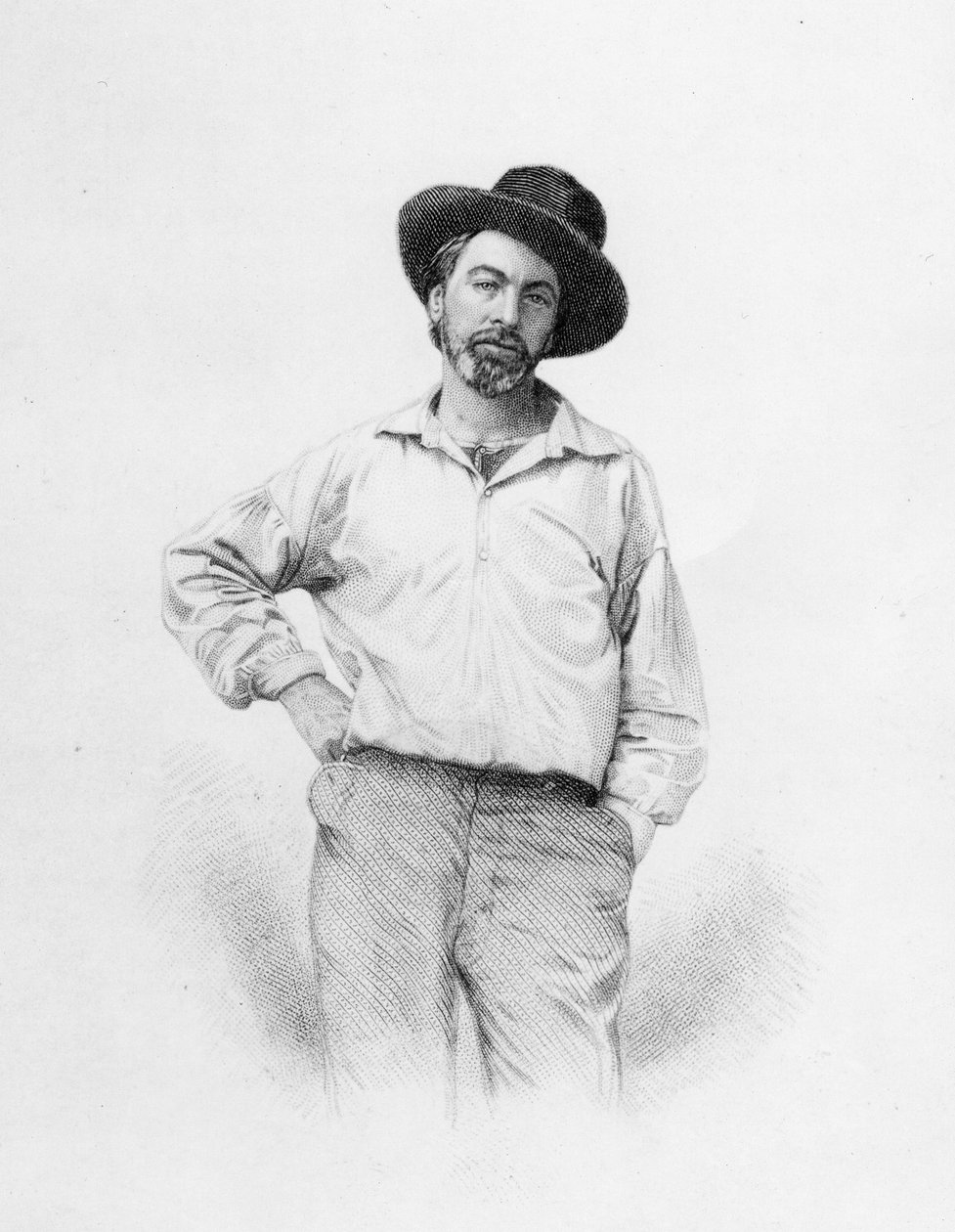 Walt Whitman, Frontispiz zu 