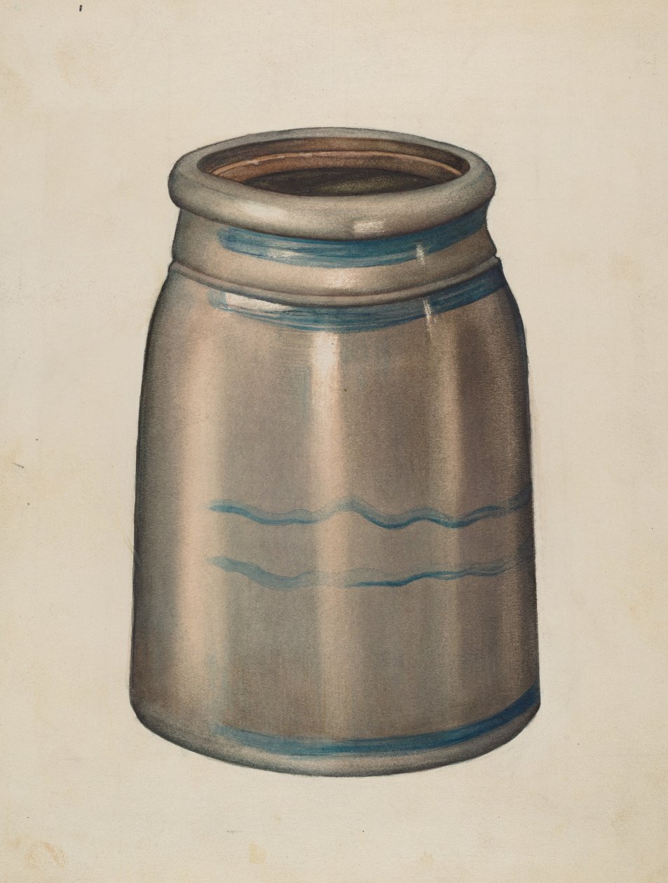 Irdenware Krug von American 20th Century