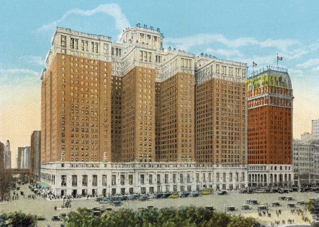 Das Stevens Hotel, Michigan Boulevard von American Photographer