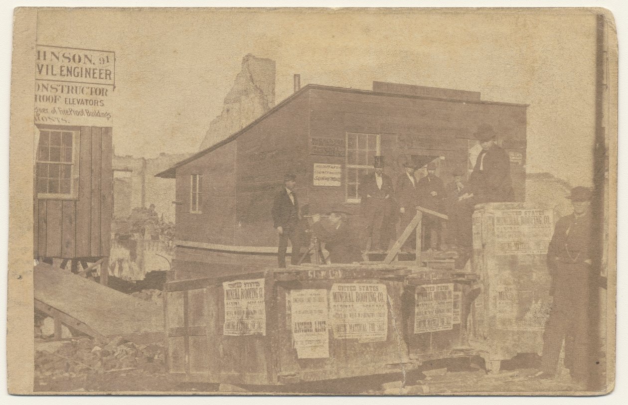 W. D. Kerfoot Block, 1871 von American Photographer