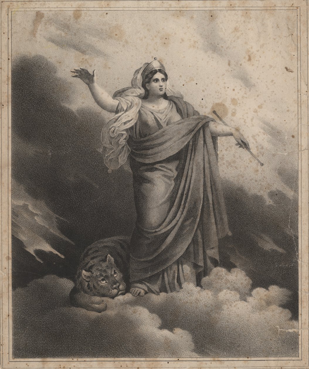 Allegorische Figur von American School