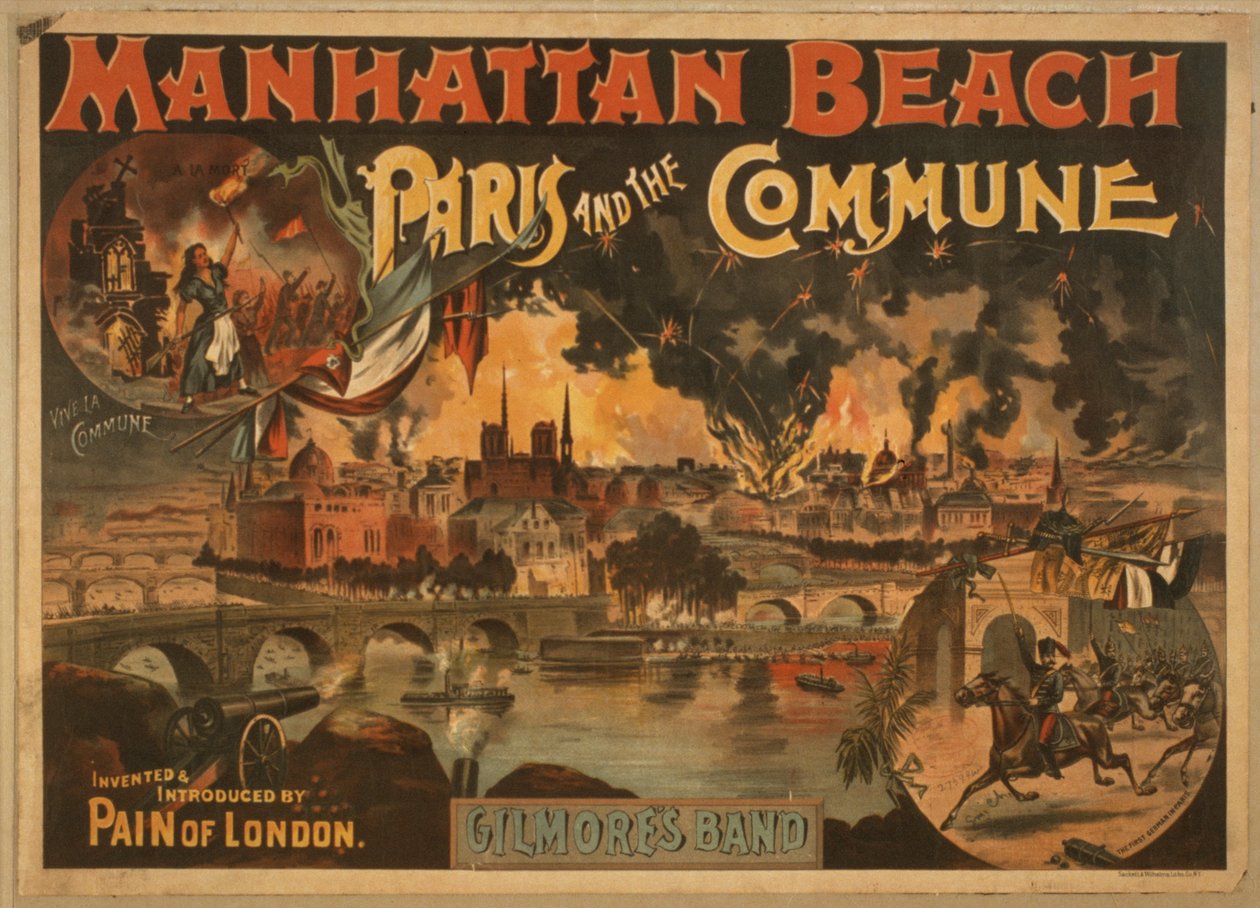 Manhattan Beach: Paris und die Kommune, ca. 1891 von American School