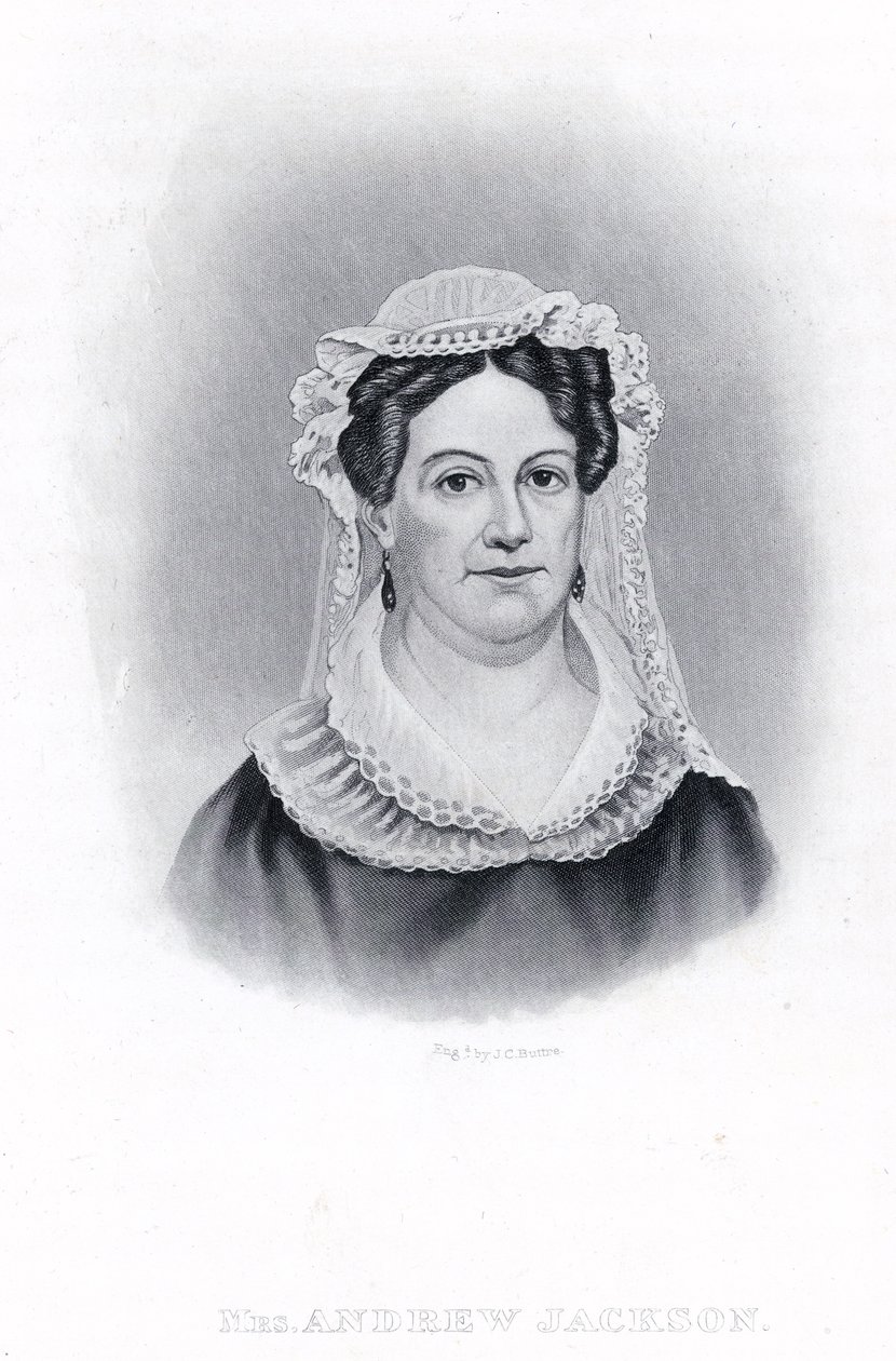 Mrs. Andrew Jackson (Gravur) von American School