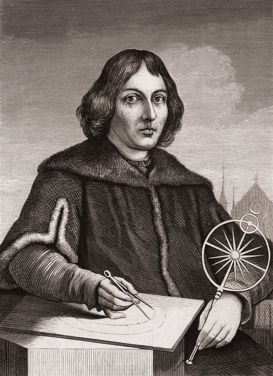 Nikolaus Kopernikus, ca. 1850 (Gravur) von American School