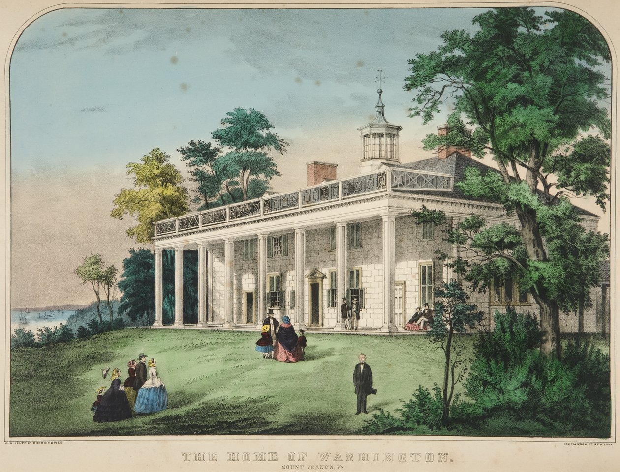 Das Heim von Washington, Mount Vernon, Virginia von American School