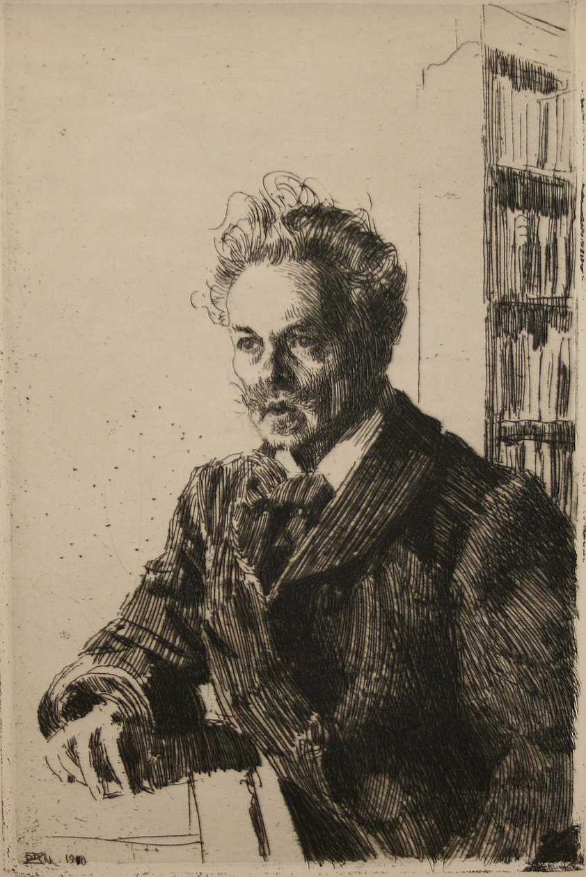 August Strindberg von Anders Leonard Zorn