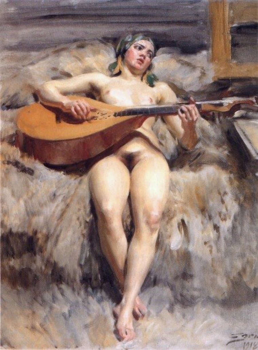 Studio-Idylle von Anders Leonard Zorn