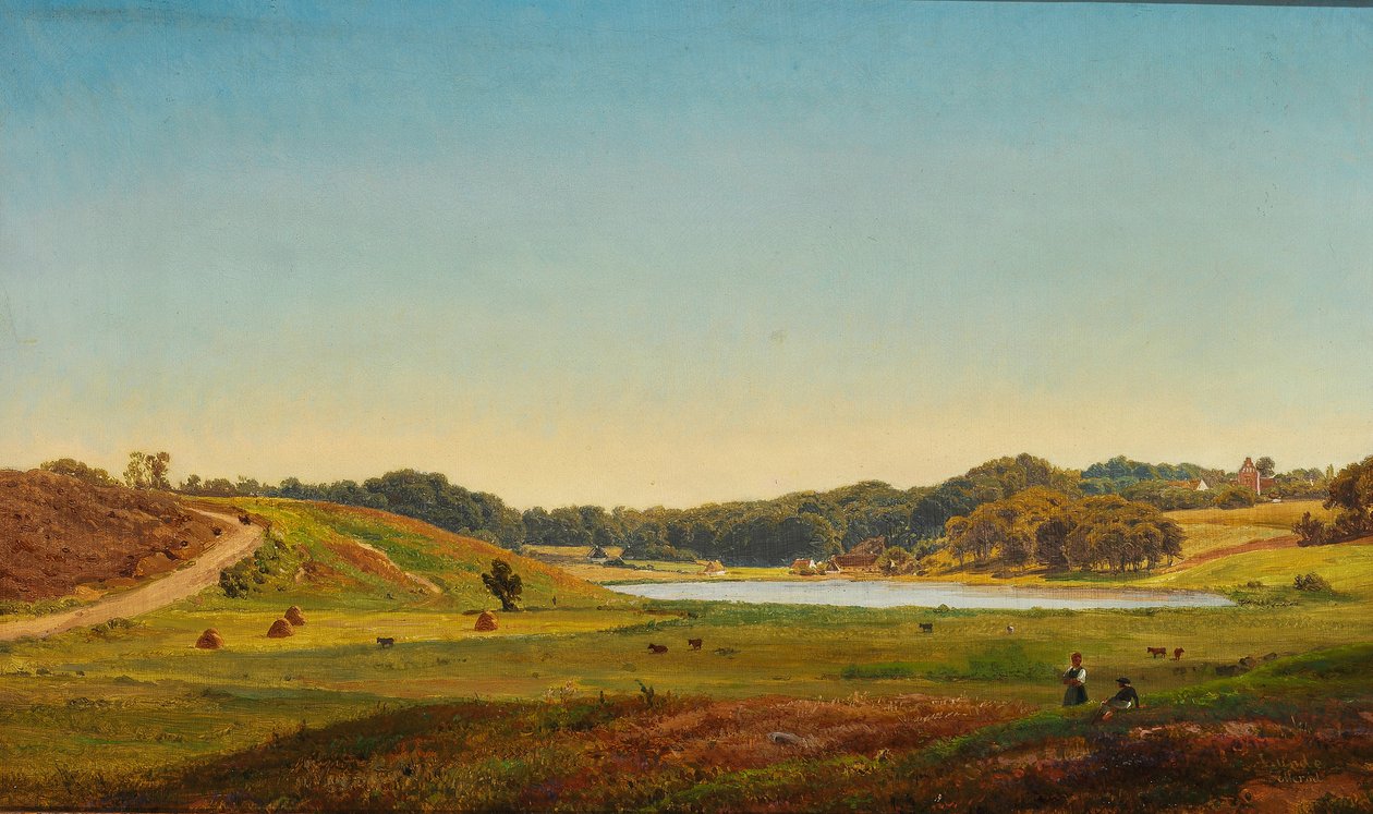 Dänische Erntelandschaft von Anders Christian Lunde