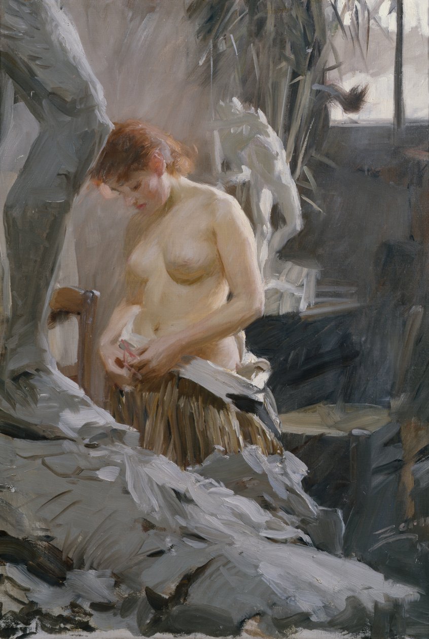 Im Wickstroms Studio von Anders Leonard Zorn