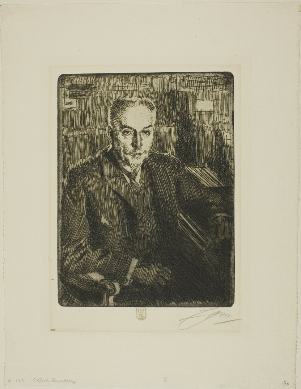 Alfred Beurdeley von Anders Leonard Zorn