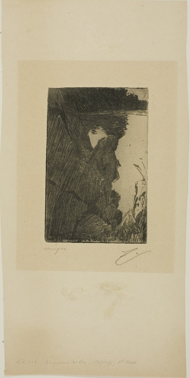Badende (Abend) I von Anders Leonard Zorn