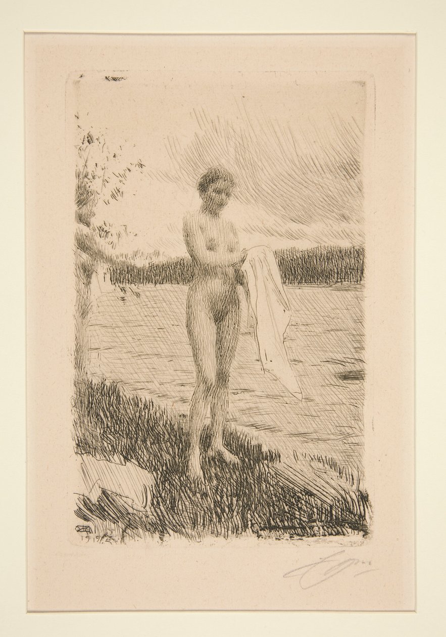 Dal-Fluss von Anders Leonard Zorn