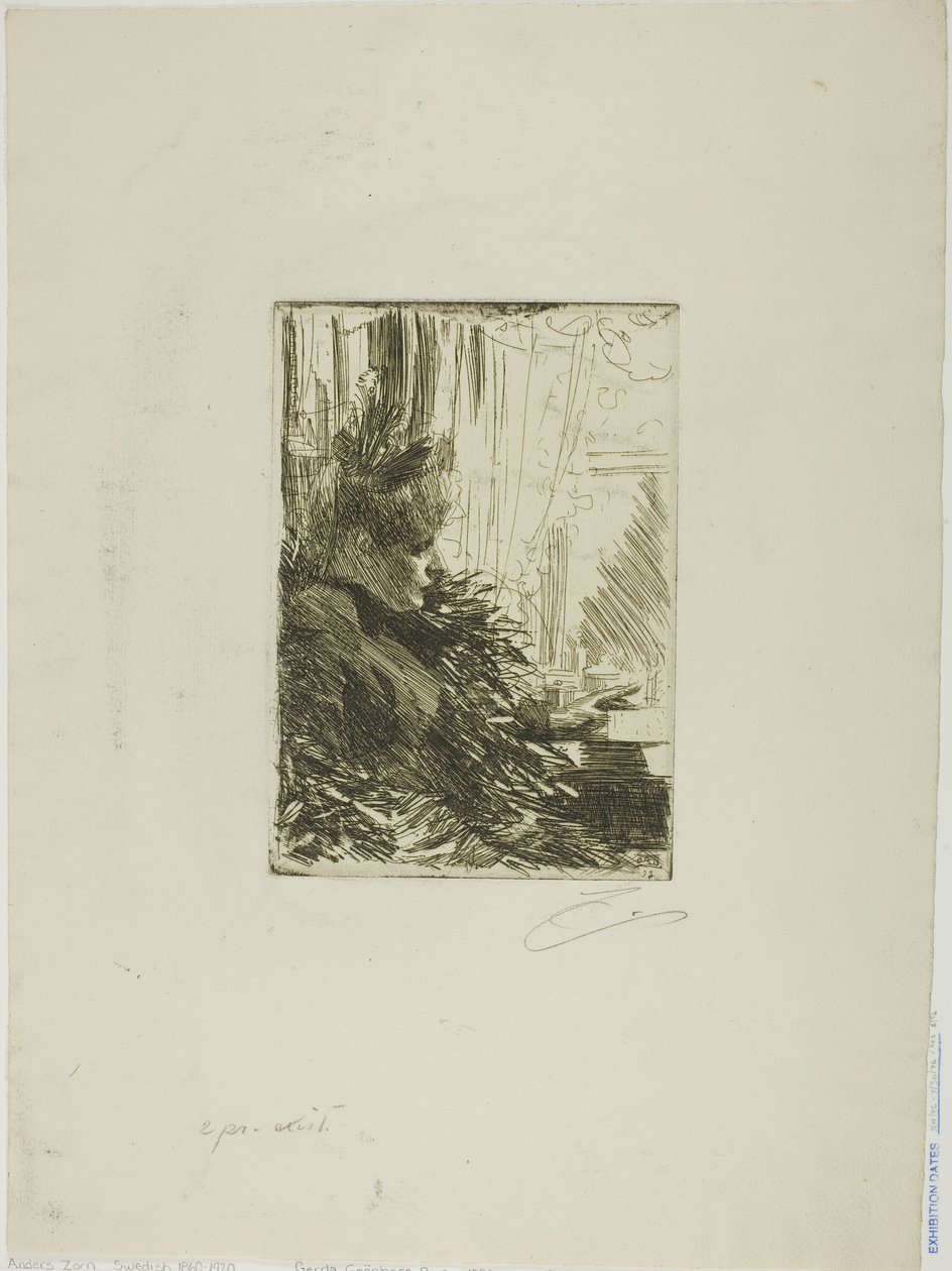 Gerda Grönberg II von Anders Leonard Zorn