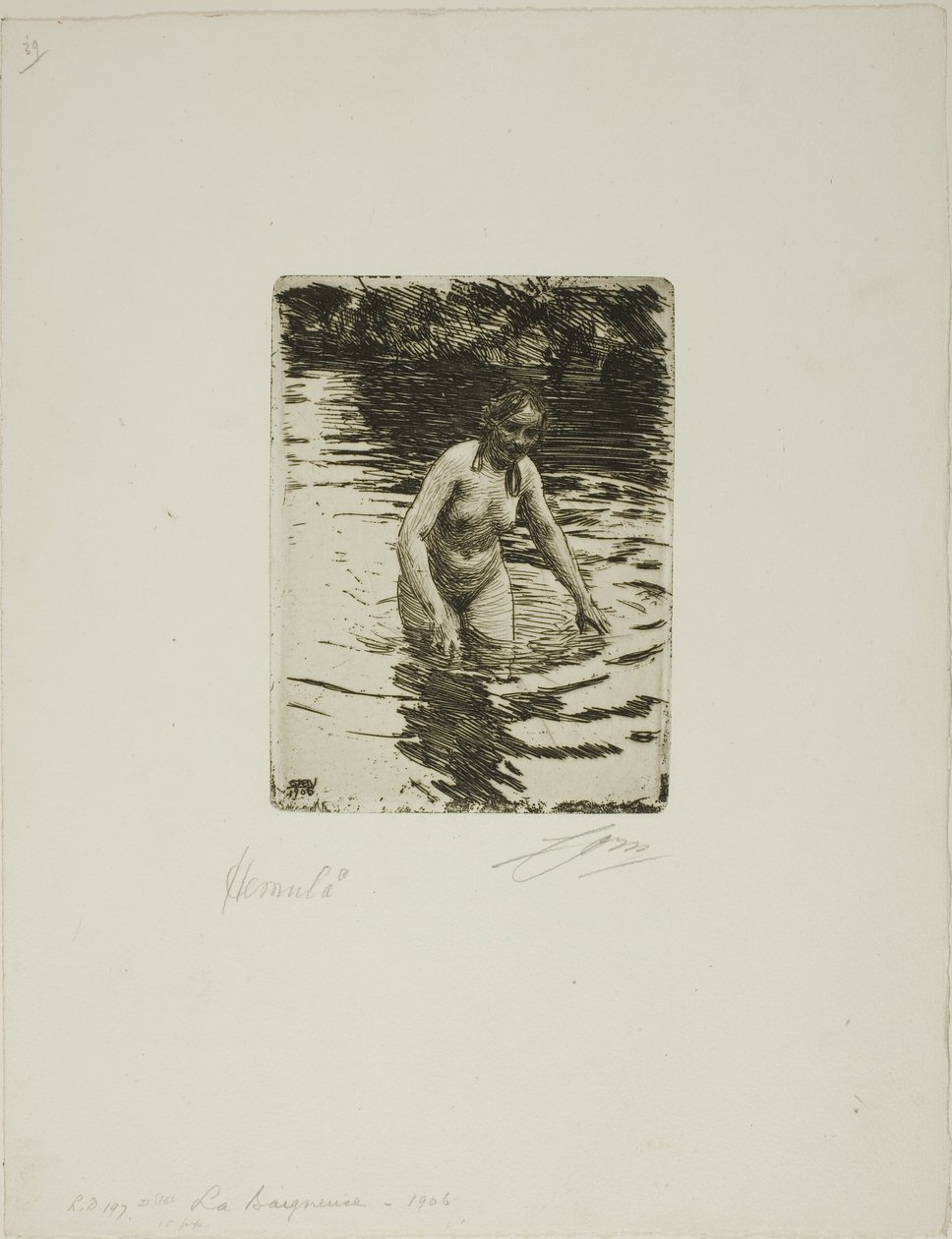 Hemulå II von Anders Leonard Zorn