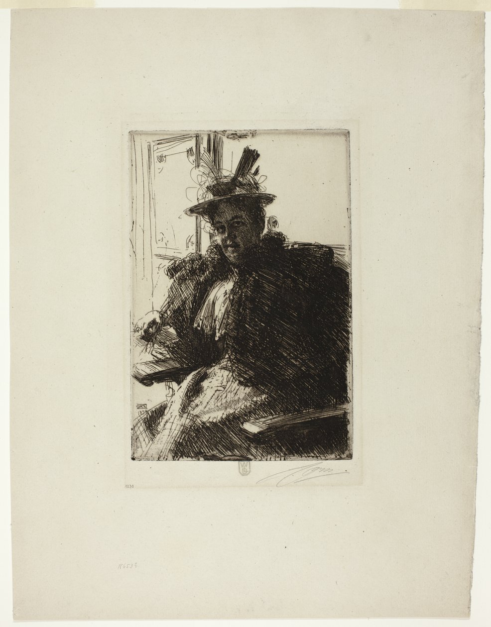 Mrs. Armour von Anders Leonard Zorn