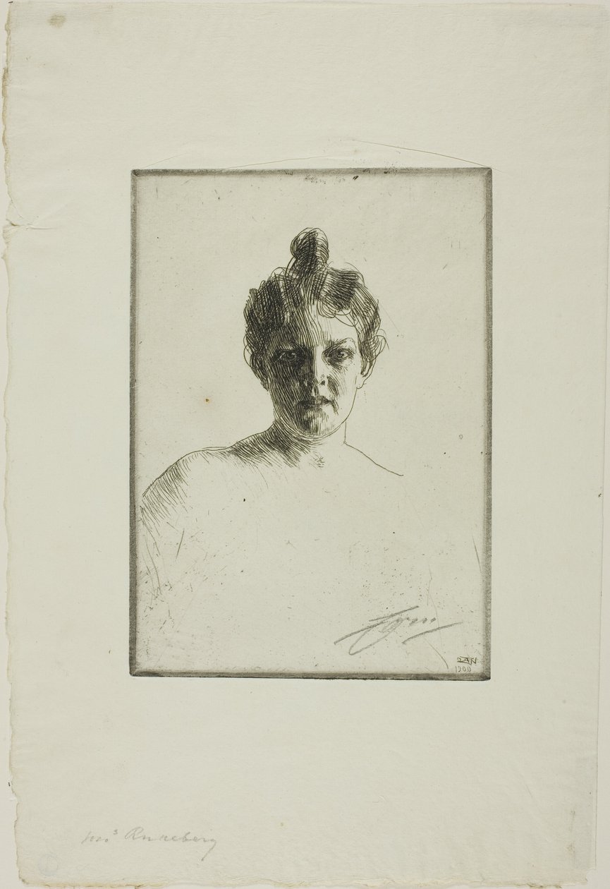 Frau Runeberg von Anders Leonard Zorn