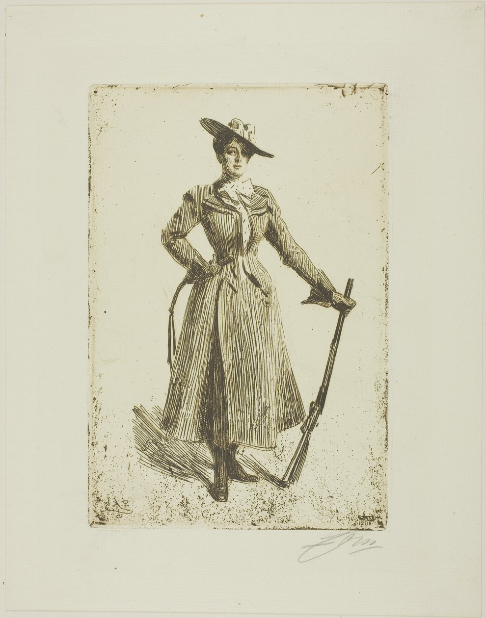 Mrs. Thompson Seton von Anders Leonard Zorn