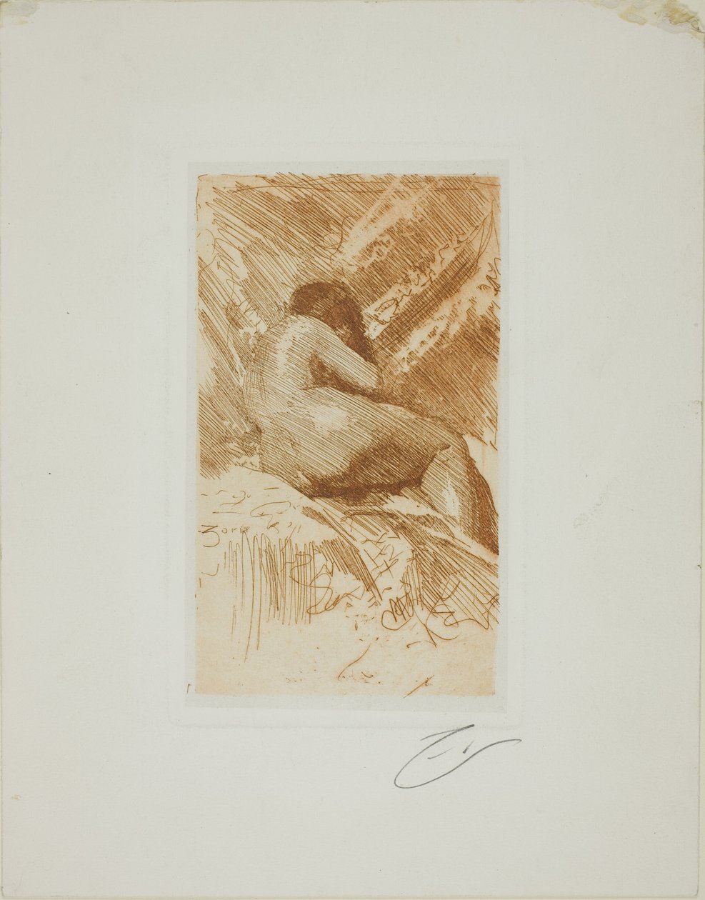 Aktstudie von Anders Leonard Zorn