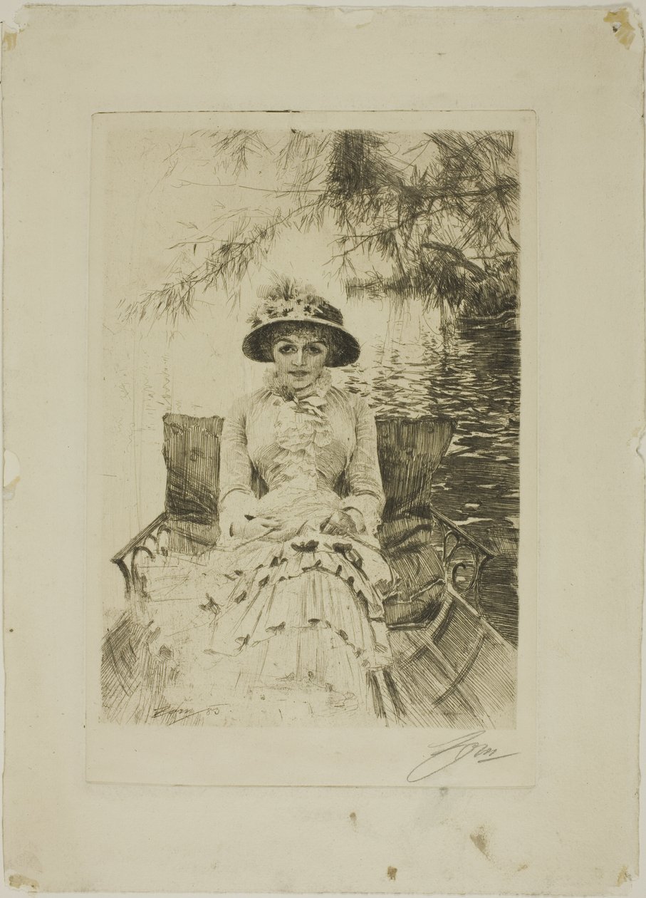 Auf der Themse von Anders Leonard Zorn