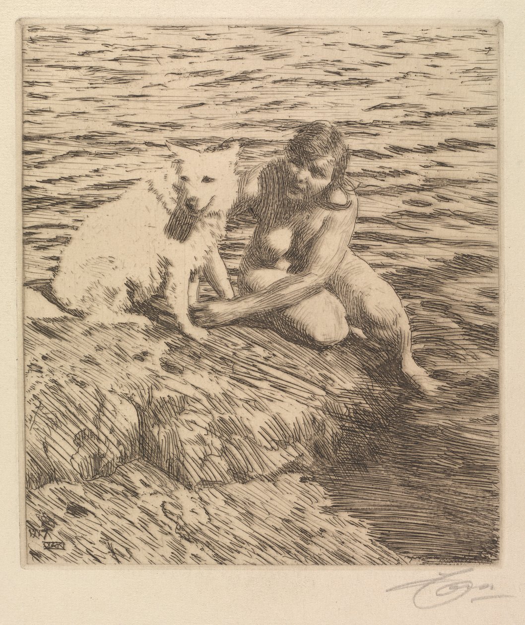 Sappho von Anders Leonard Zorn