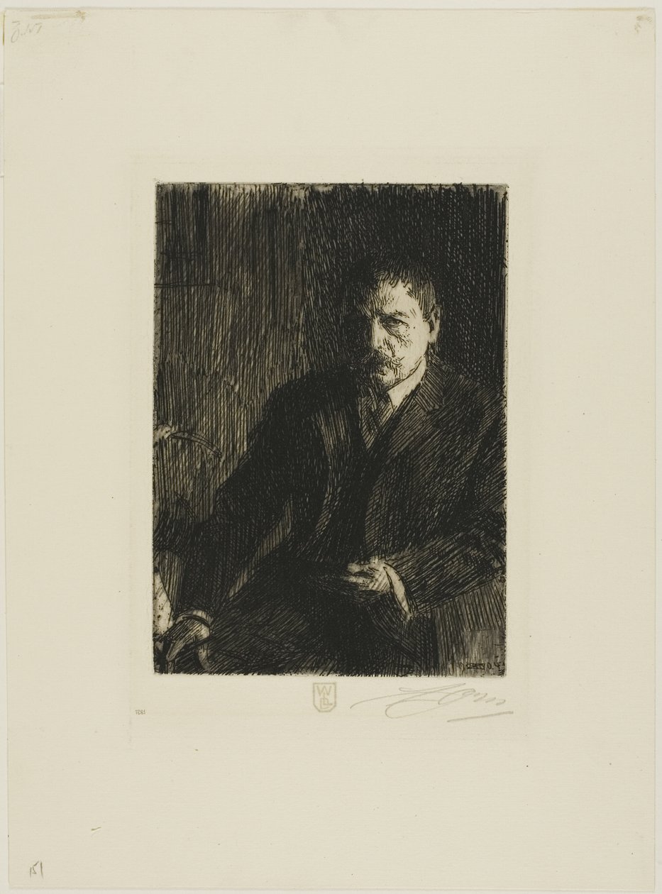 Selbstporträt 1904 I von Anders Leonard Zorn