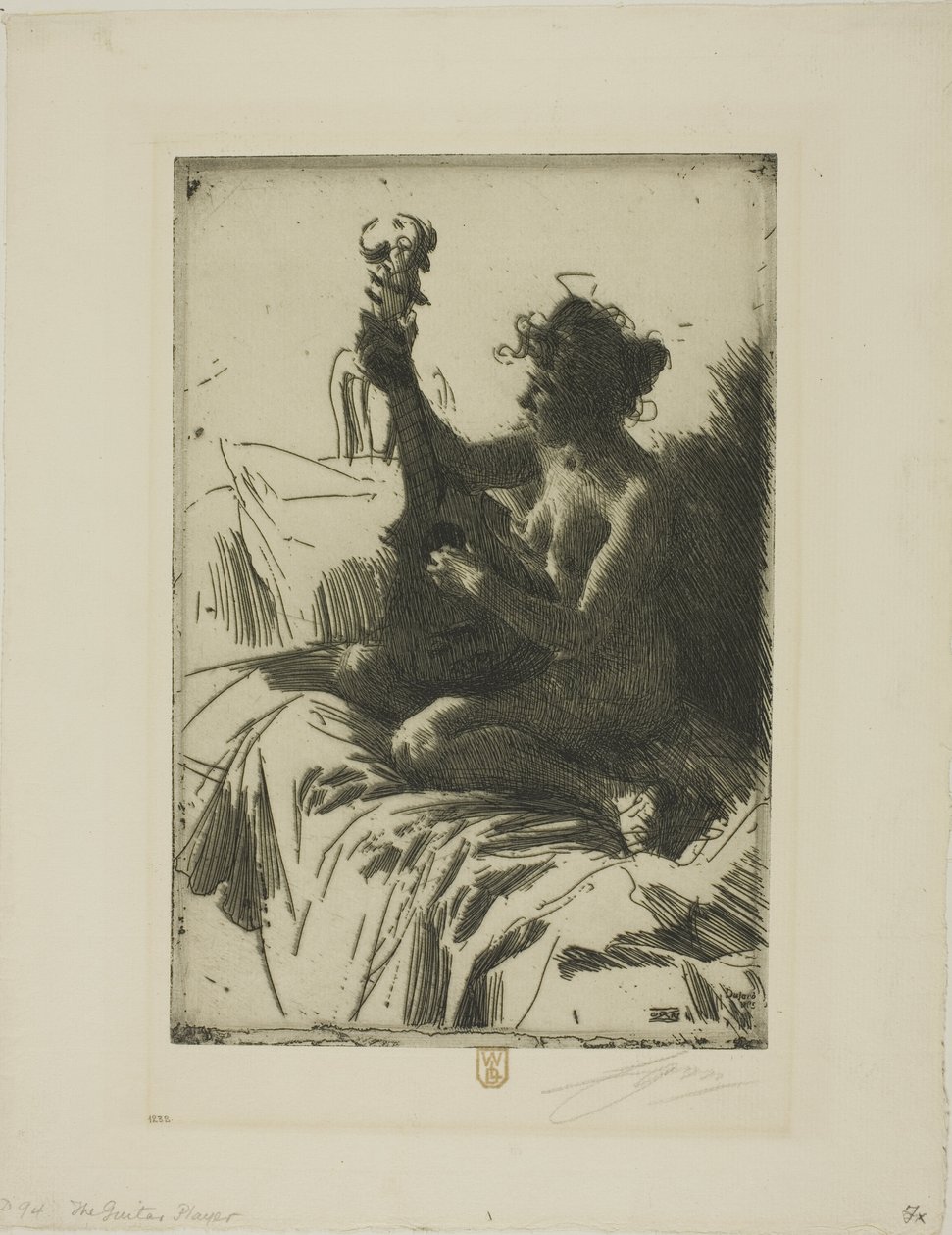 Souvenir oder Die Gitarre von Anders Leonard Zorn