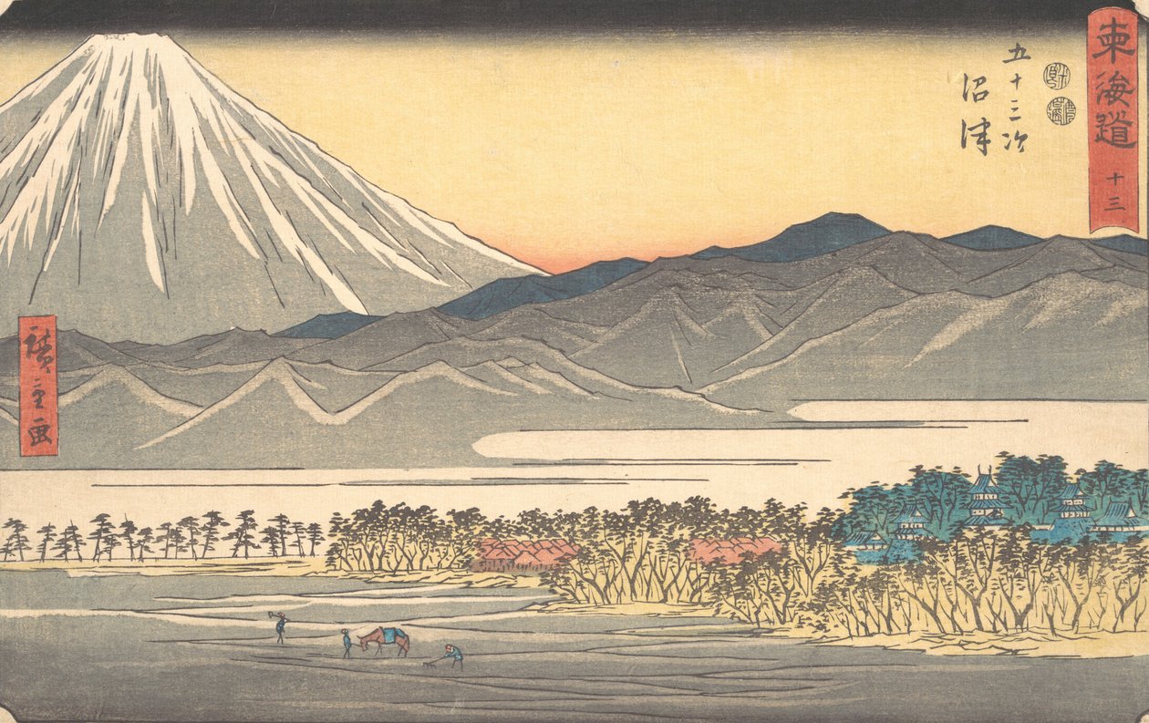Numazu, ca. 1840 von Ando Hiroshige