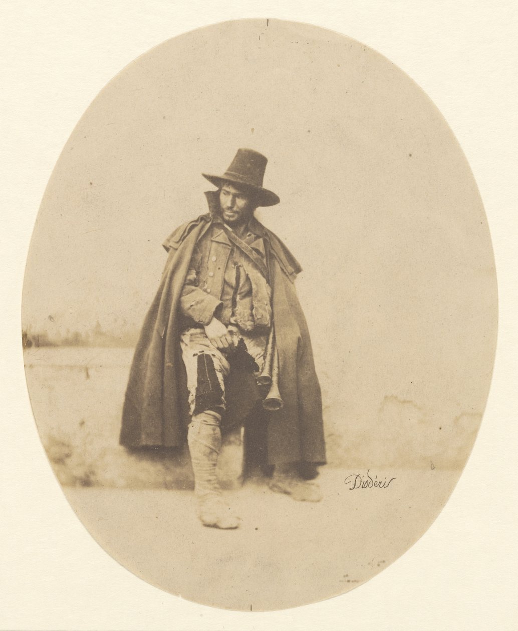 Ein Einheimischer aus Kalabrien, Italien von Andre Adolphe Eugene Disderi