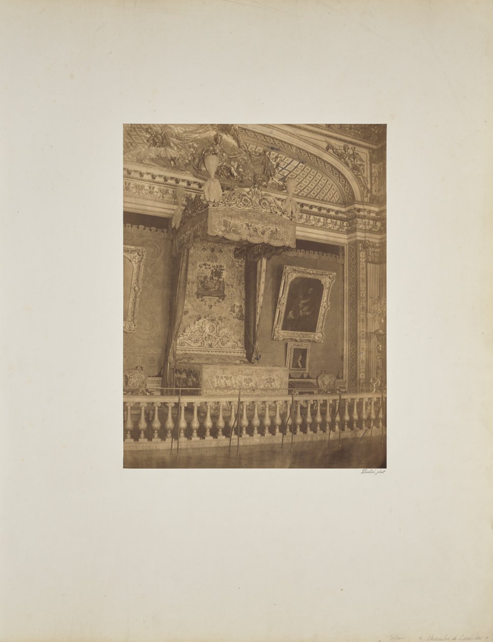 Zimmer von Ludwig XIV. von Andre Adolphe Eugene Disderi