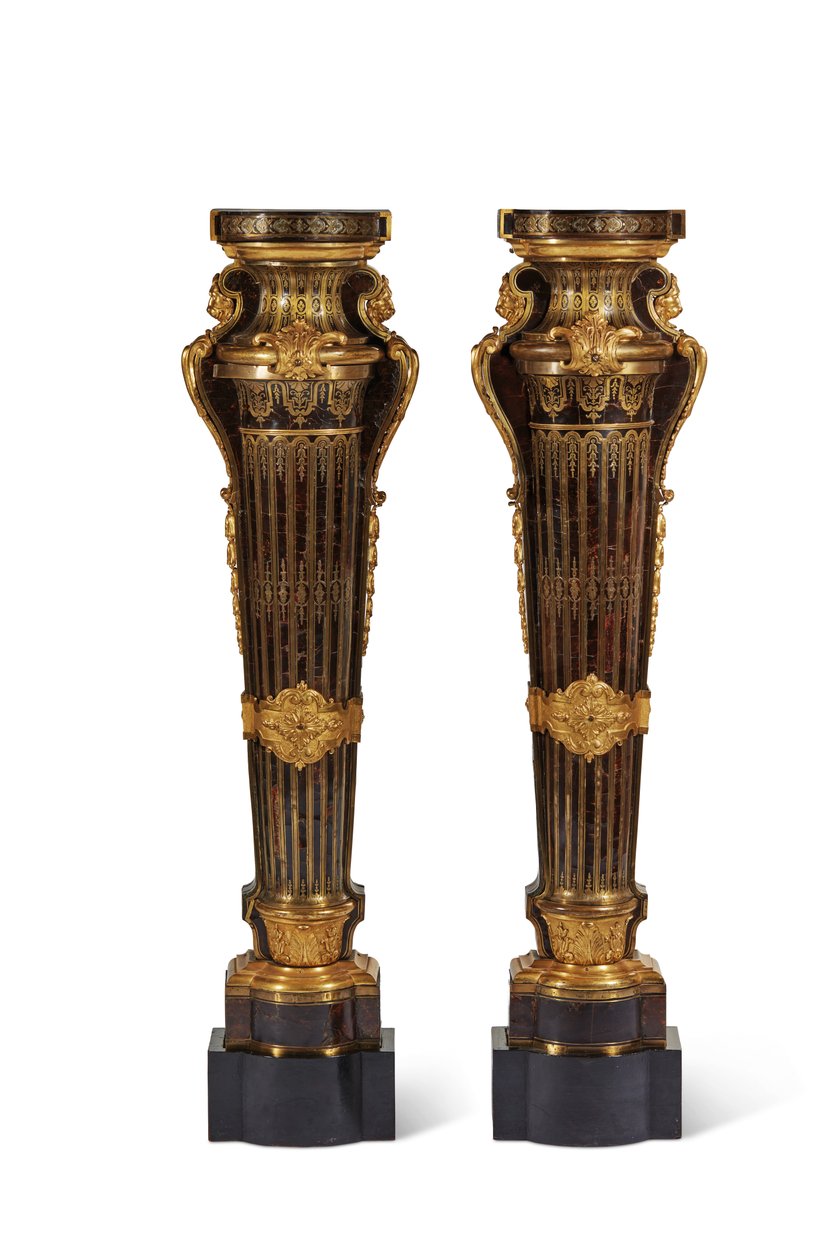 Paar Louis XIV Sockel, 1700-15 von Andre Charles Boulle