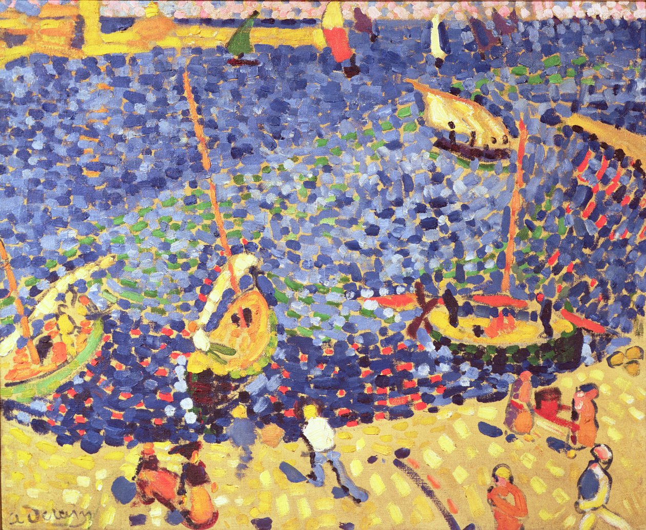 Boote in Collioure von Andre Derain